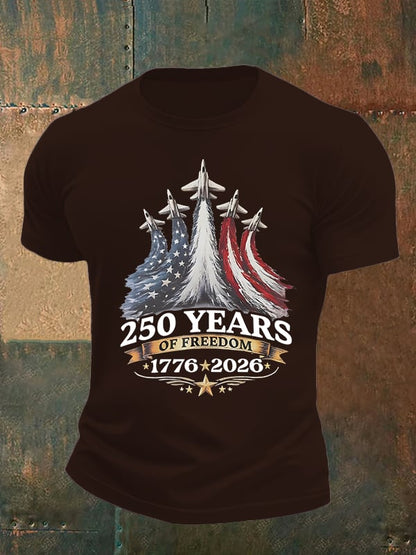 Men's   250 YEARS OF FREEDOM Print T-Shirt