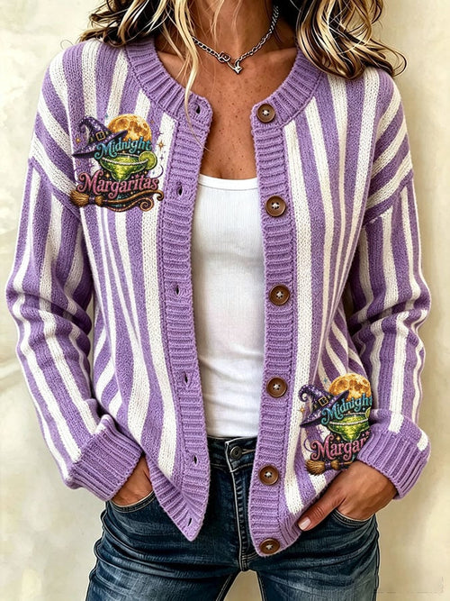 Women's Midnight Margaritas Printed Cardigan