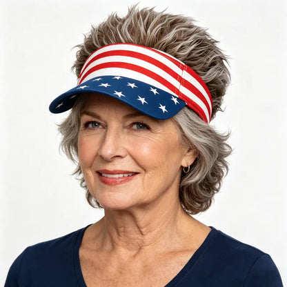 American Flag Wig Hat Celebrate 250 Years of American Heritage in Style!