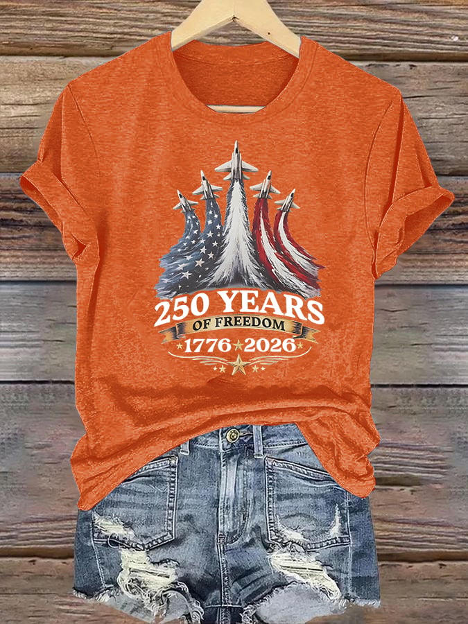 Women's  250 YEARS OF FREEDOM Print T-Shirt