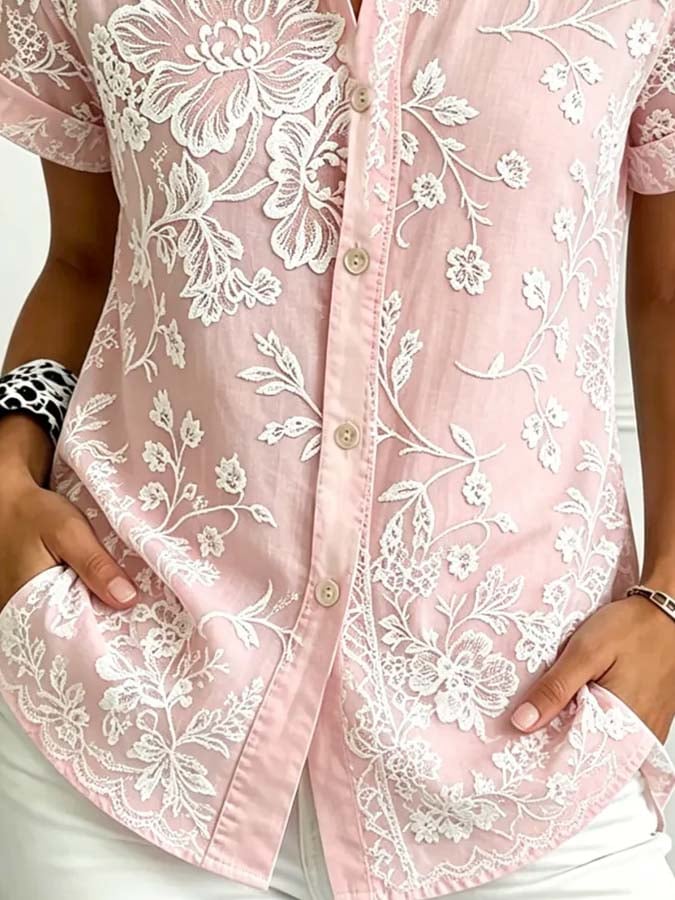 Women'S Casual Printed Top