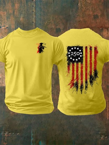 Men's 250 YEARS Round-neck Printed T-Shirt