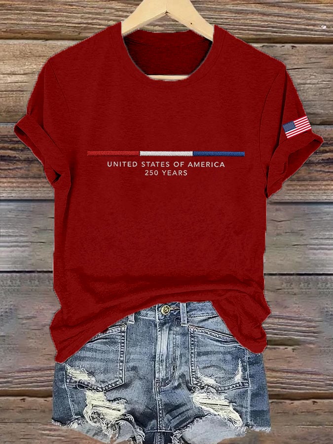 Women's America 250th Anniversary  T-shirt