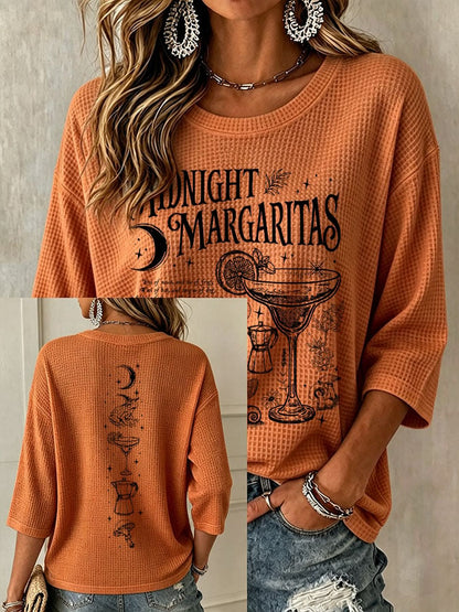 Women's Midnight Margaritas Print Top