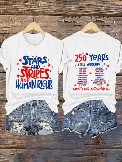 Women's  Round-Neck 250 YeAR'S STILL WORKING ON Printed T-Shirt