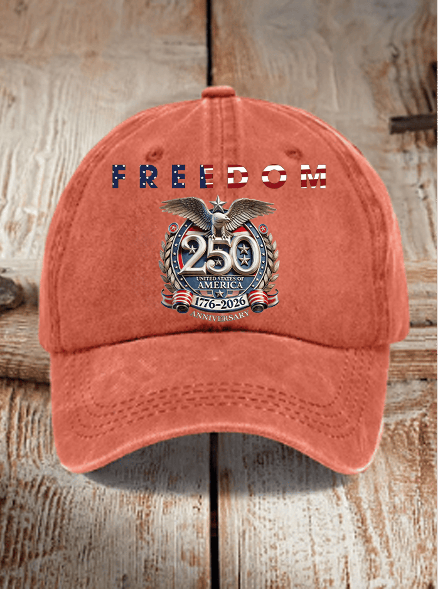 Unisex  American 250th Print  Casual  Hat