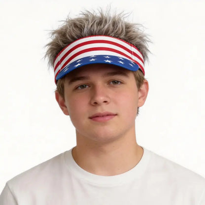American Flag Wig Hat Celebrate 250 Years of American Heritage in Style!