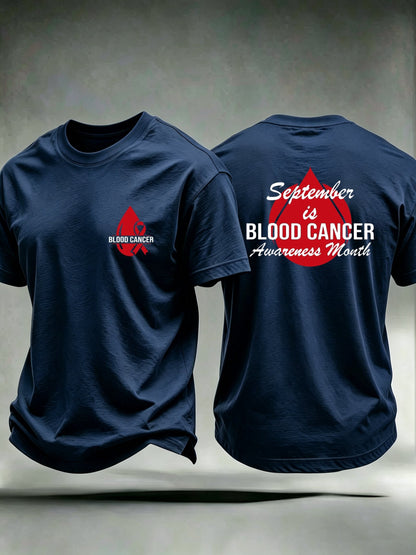 Men's Blood Cancer Awareness Short-Sleeve T-Shirt