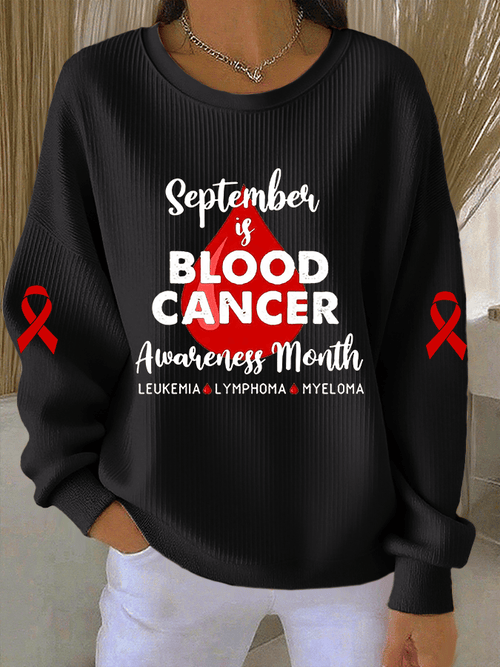 Women's Casual Print Long Sleeve Knit Top