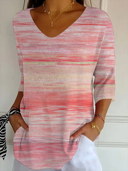 Women's Breast Cancer Art Print T-Shirt
