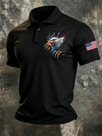 Men's 250Th Anniversary American Casual Short-Sleeve Polo Shirt