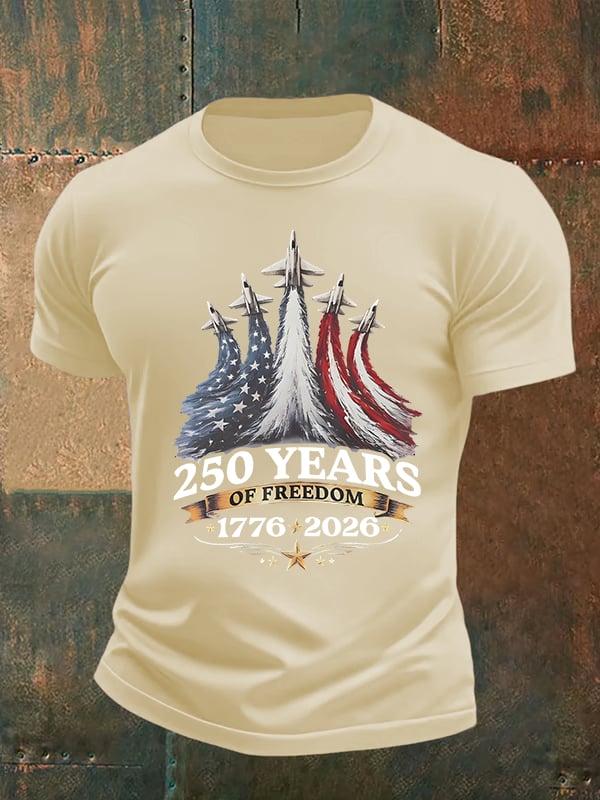 Men's   250 YEARS OF FREEDOM Print T-Shirt