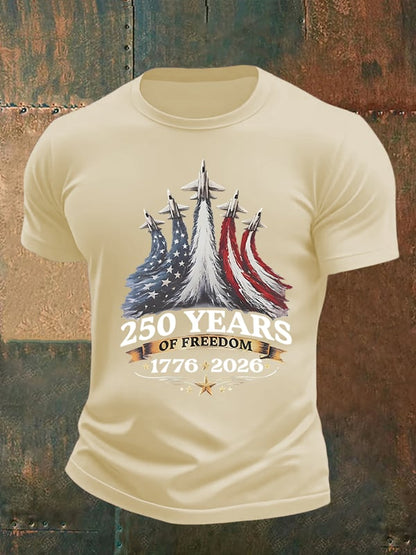 Men's   250 YEARS OF FREEDOM Print T-Shirt