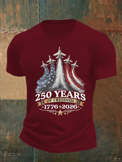 Men's   250 YEARS OF FREEDOM Print T-Shirt