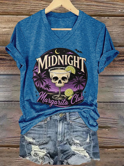 Women's Midnight Margaritas Print T-shirt