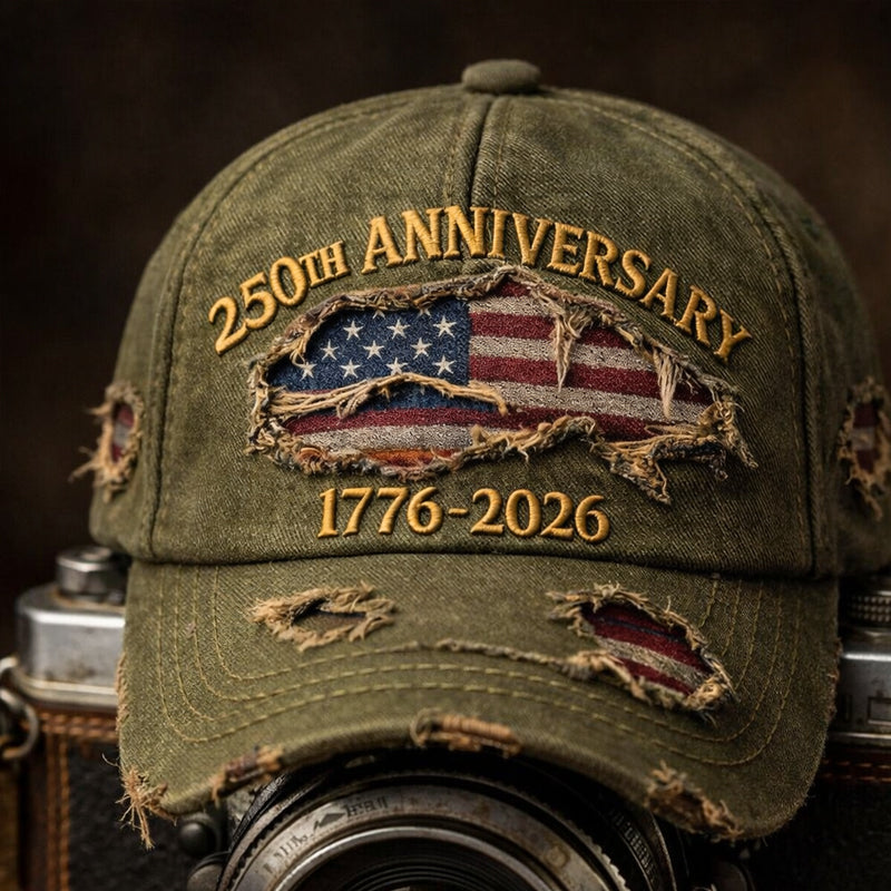 US 250th Anniversary Printed Casual Hat
