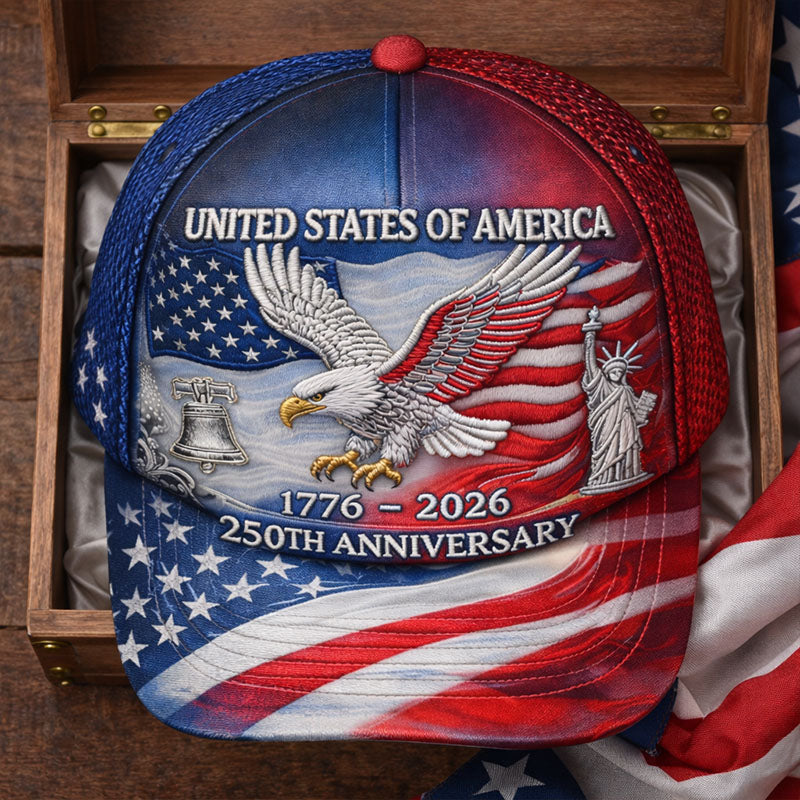 United States 250th Anniversary Baseball Cap