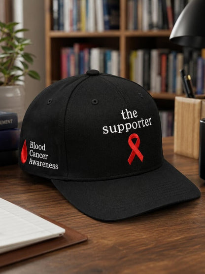 Blood Cancer Awareness Printed Baseball Cap