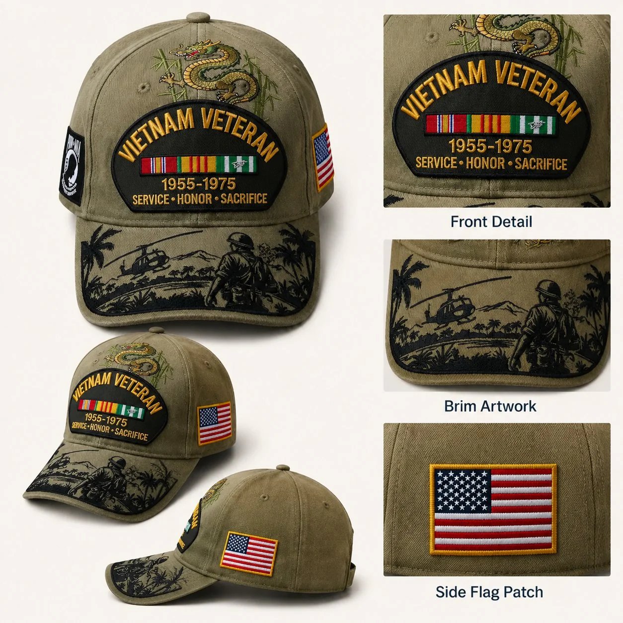 🎖️ - Vietnam Veteran Tribute Cap