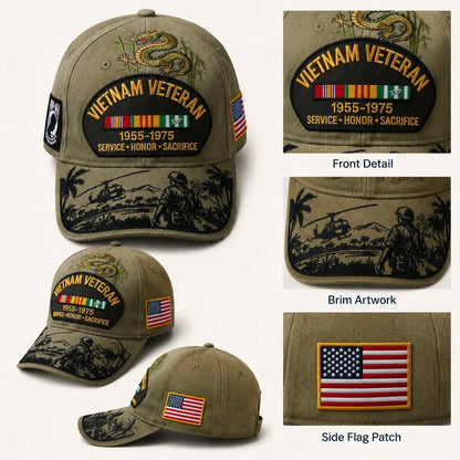 🎖️ - Vietnam Veteran Tribute Cap