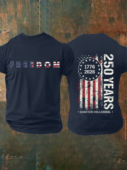 Men's  American 250th Print T-Shirt