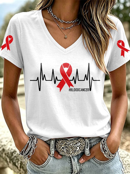Women's Casual Print Short-Sleeve T-Shirt