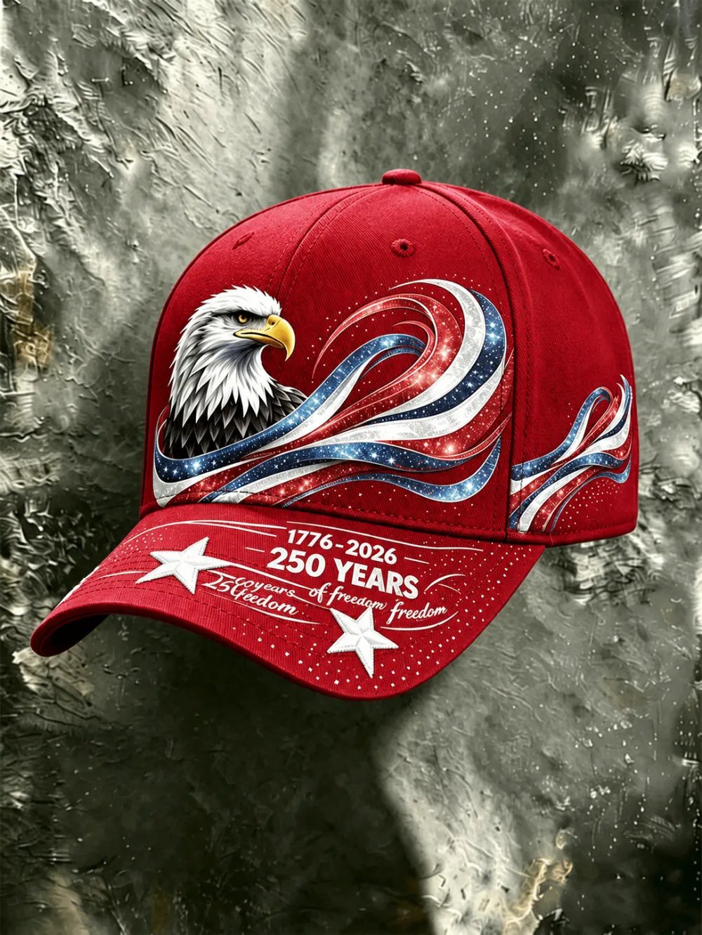Unisex U.S. 250th Anniversary Printed Baseball Cap