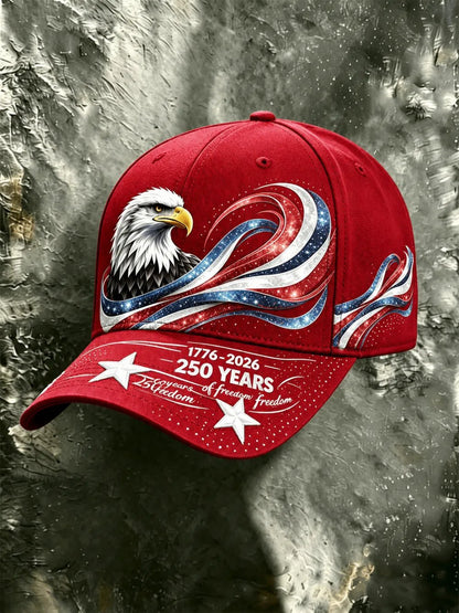 Unisex U.S. 250th Anniversary Printed Baseball Cap