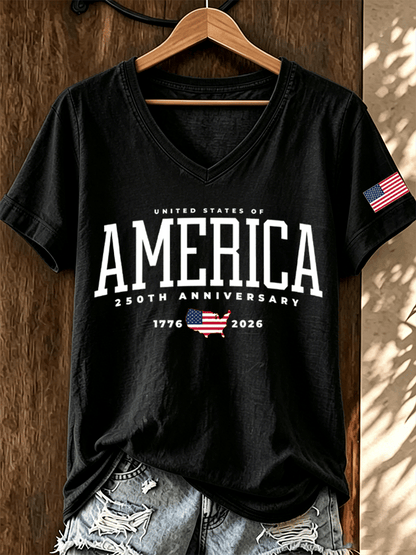 Women's UNITED STATES OF AMERICA 250 YEARS T-shirt