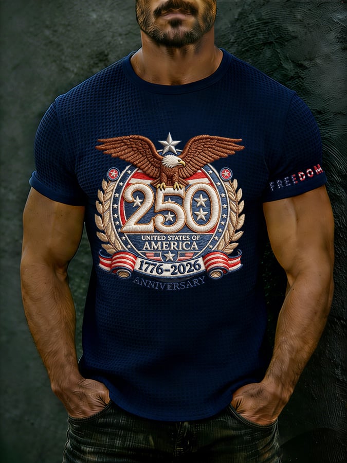 Men's American 250th Anniversary Print Top