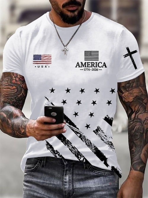 Men's 250th Anniversary Animal Print T-Shirt