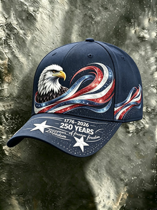 Unisex U.S. 250th Anniversary Printed Baseball Cap