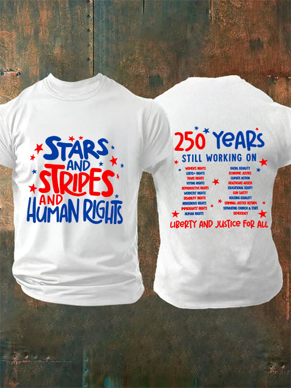 Men's Round-Neck 250 YeAR'S STILL WORKING ON Printed T-Shirt
