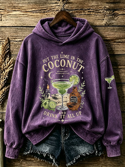 Women's Midnight Margaritas Print Sweatshirt