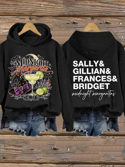 Women's Midnight Margaritas Print Casual Sweatshirt