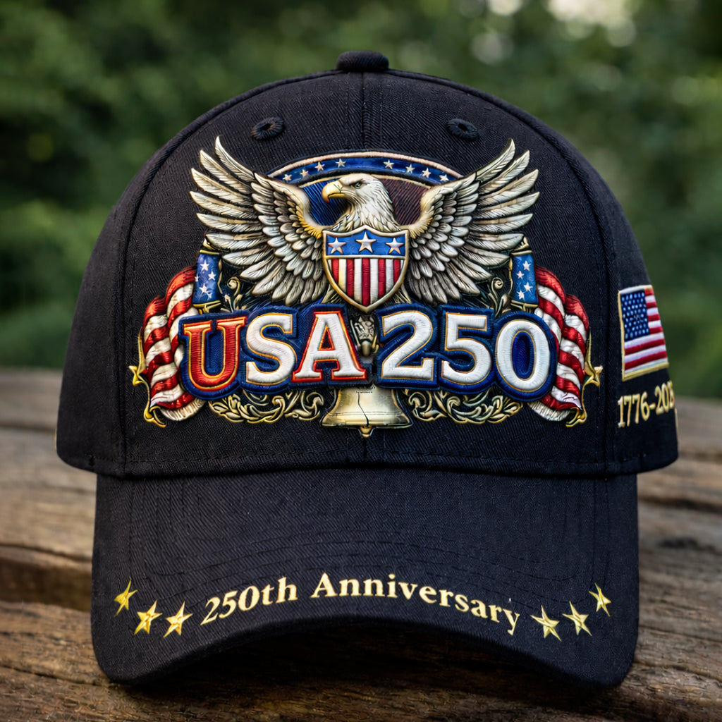 US 250th Anniversary Printed Casual Hat