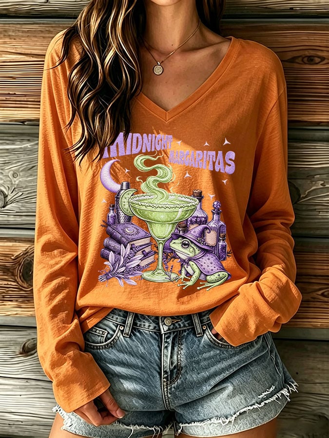 Women's Midnight Margaritas Print T-Shirt