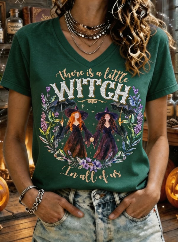 There Is A Little Witch In All Of Us T-Shirt