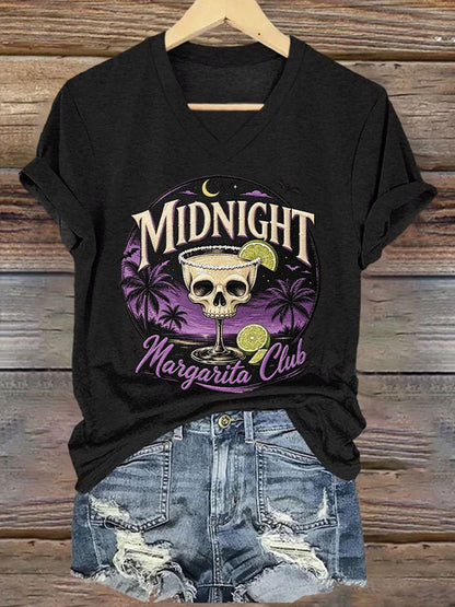 Women's Midnight Margaritas Print T-shirt