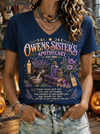 Owens Sisters Apothecary Practical Magic Rules T-Shirt