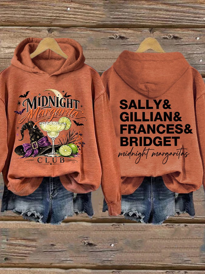 Women's Midnight Margaritas Print Casual Sweatshirt