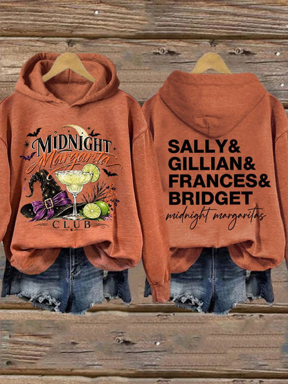 Women's Midnight Margaritas Print Casual Sweatshirt