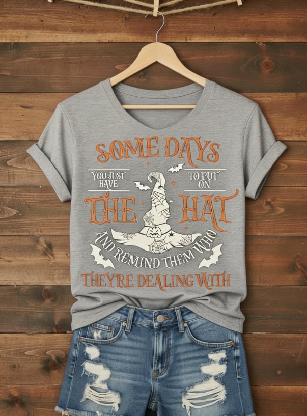 Some Days You Just Have To Put On The Hat T-Shirt