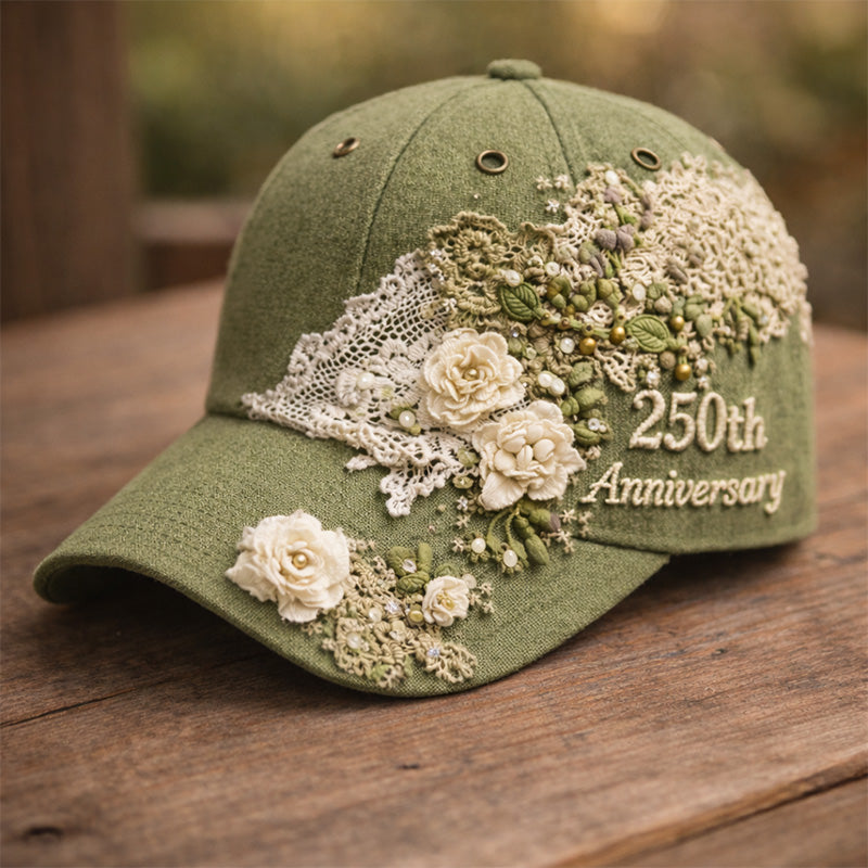 250th Anniversary Flower Art Print Hat
