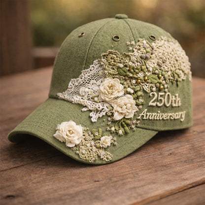 250th Anniversary Flower Art Print Hat