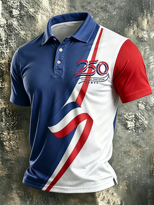 Men's U.S. 250th Anniversary Short-Sleeve Polo Shirt
