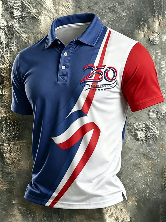 Men's U.S. 250th Anniversary Short-Sleeve Polo Shirt