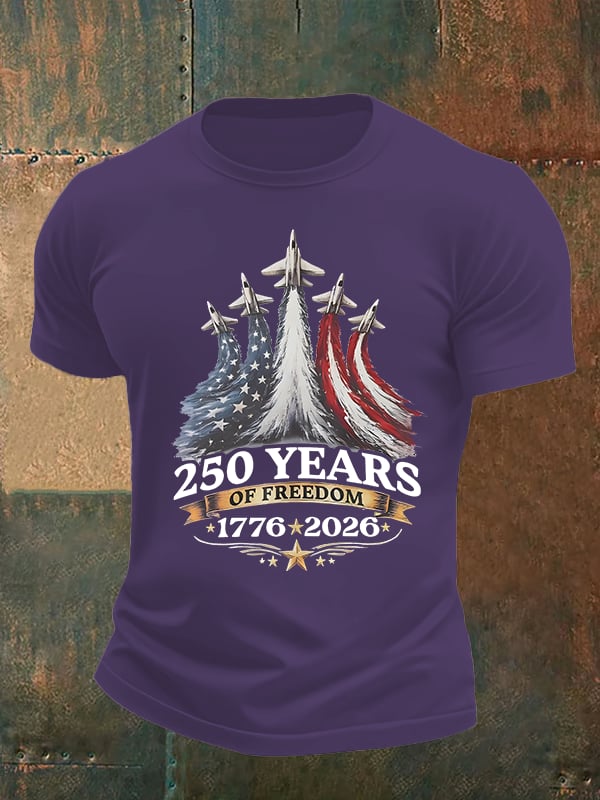 Men's   250 YEARS OF FREEDOM Print T-Shirt