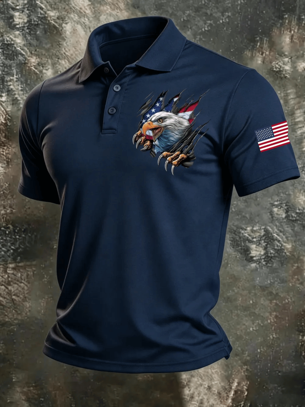 Men's 250Th Anniversary American Casual Short-Sleeve Polo Shirt