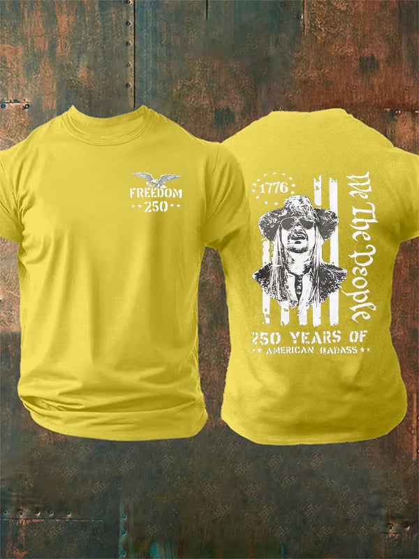 Men's 250 YEARS OF AMERICAN BADASS Print T-Shirt